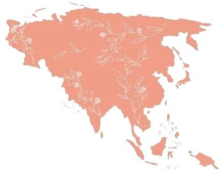 El logo de Asia está de moda
